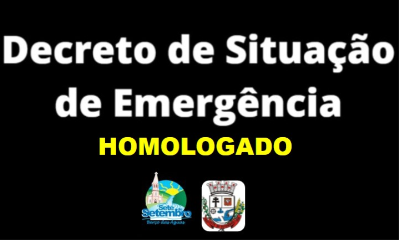 HOMOLOGADO O DECRETO